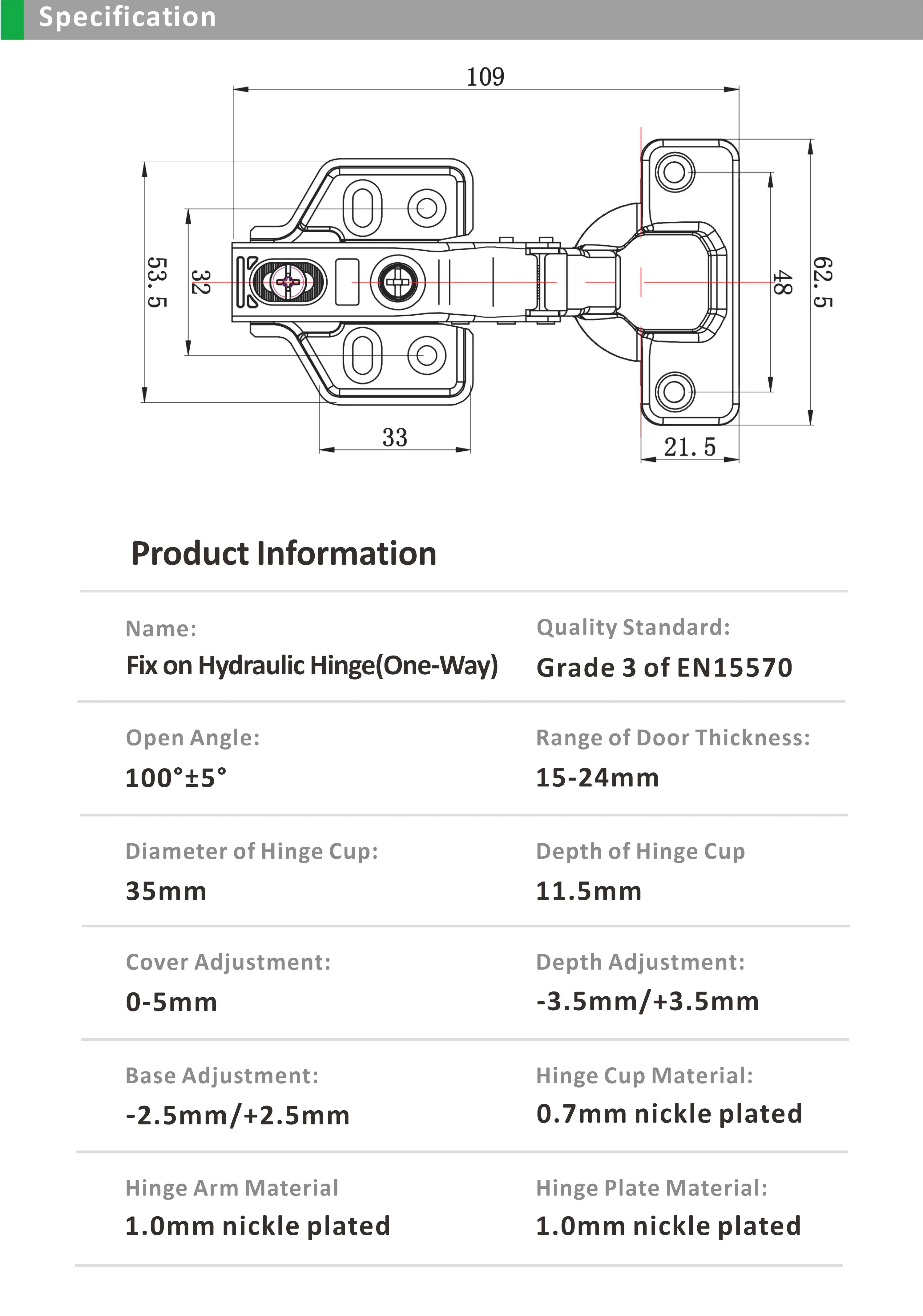 Hydraulic Hinge Suppliers